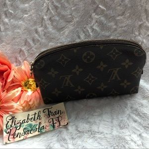 AUTH. Louis Vuitton Monogram Cosmetic Pouch